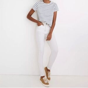 Madewell White 10 inch High Rise Skinny Jean - Size 29